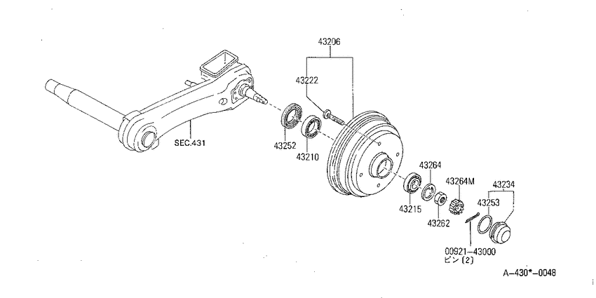 Rear axle