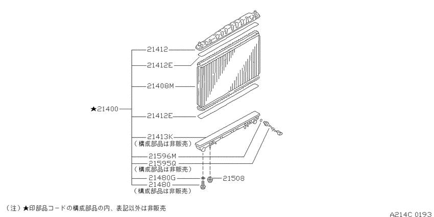 Radiator, shroud & fitting
