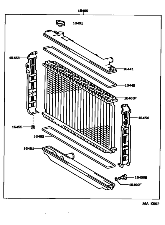 Radiator & Water Outlet