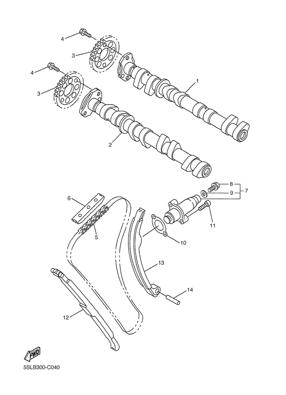 Camshaft & chain
