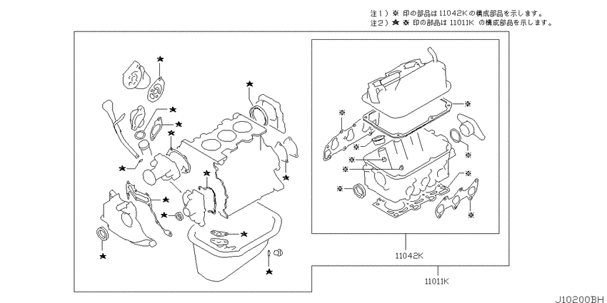 Engine gasket kit