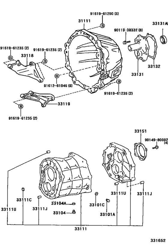 Clutch Housing & Transmission Case (Mtm)