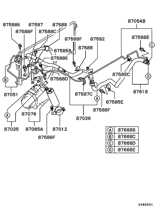 A/c condenser, piping