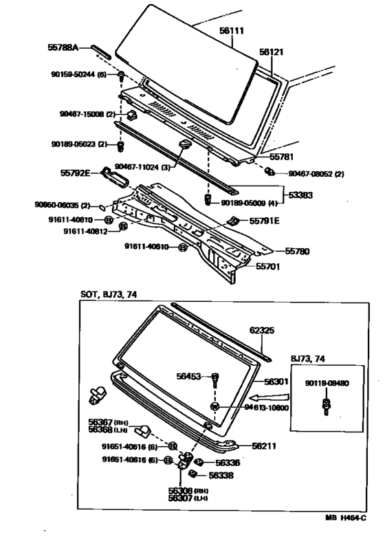 Cowl Panel & Windshield Glass