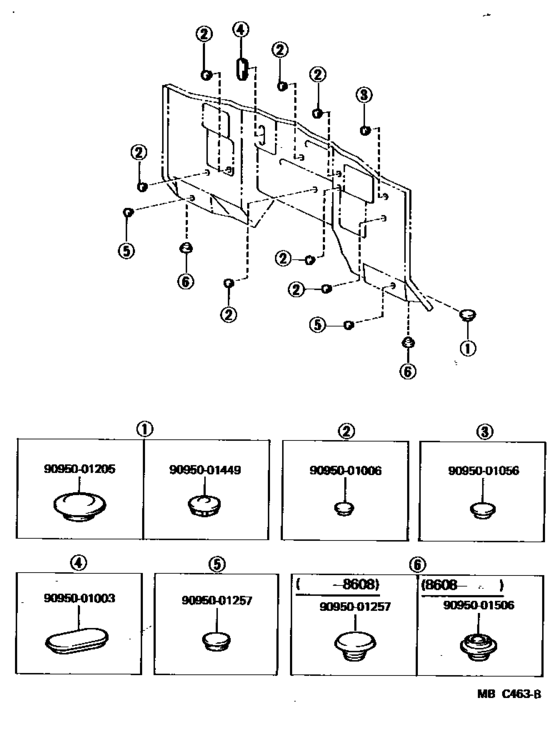Front Fender Apron & Dash Panel