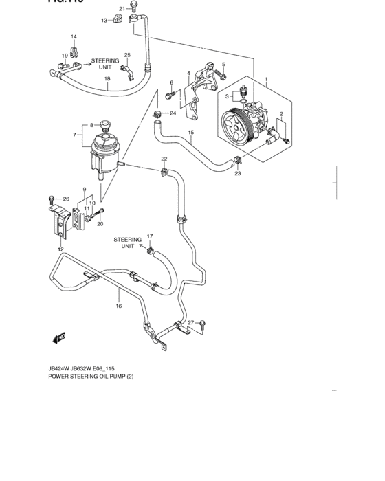 Power steering oil pump