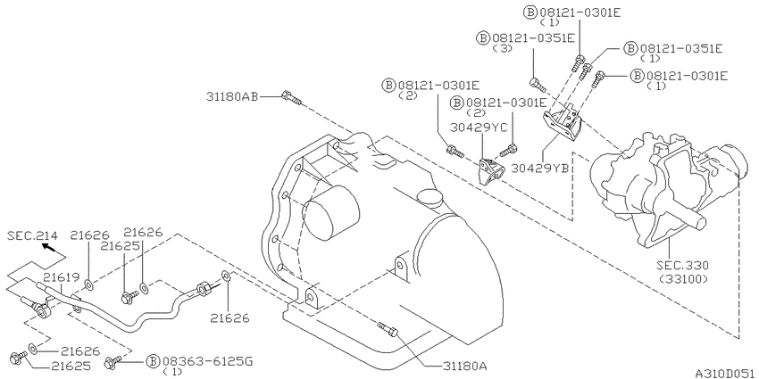 Auto transmission,transaxle & fitting
