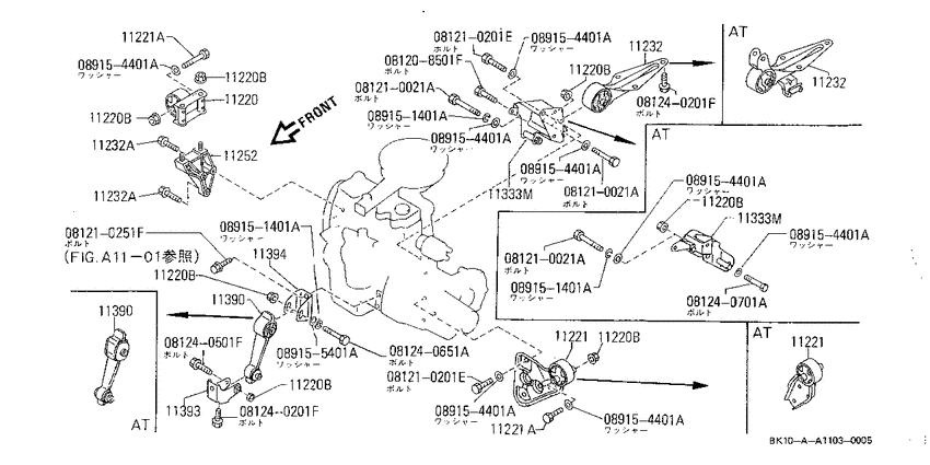 engine & transmission mounting