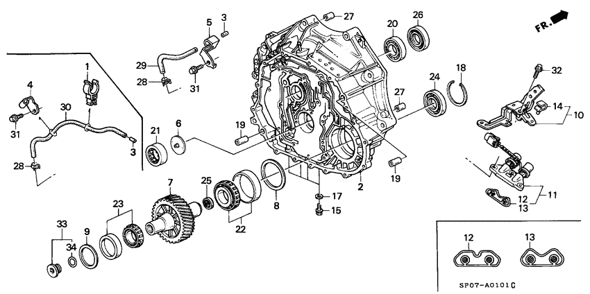 Torque converter housing