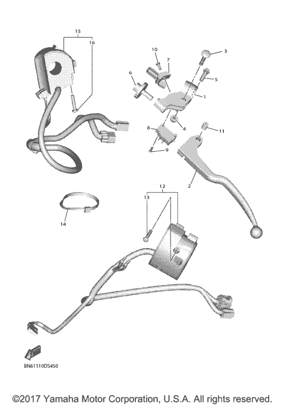 Handle switch & lever