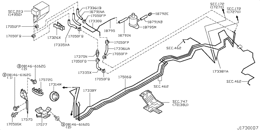 Fuel piping