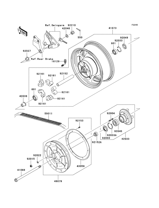 Rear hub