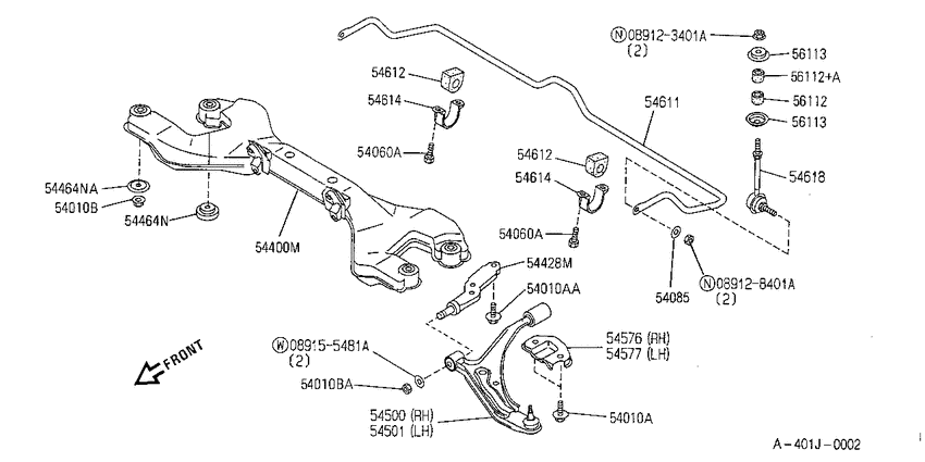 Front suspension
