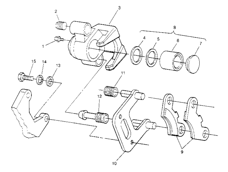 Front brake assembly