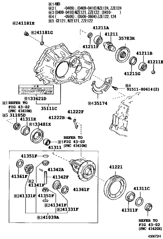 Front Axle Housing & Differential
