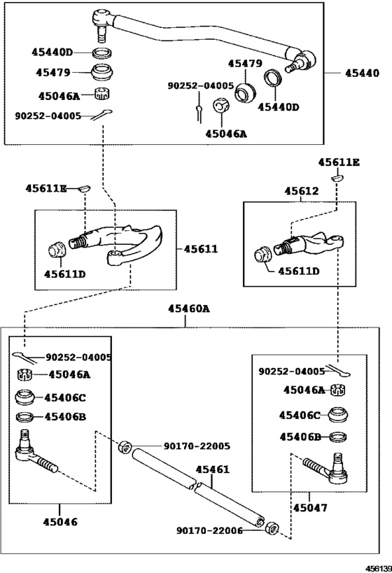 Front Steering Gear & Link