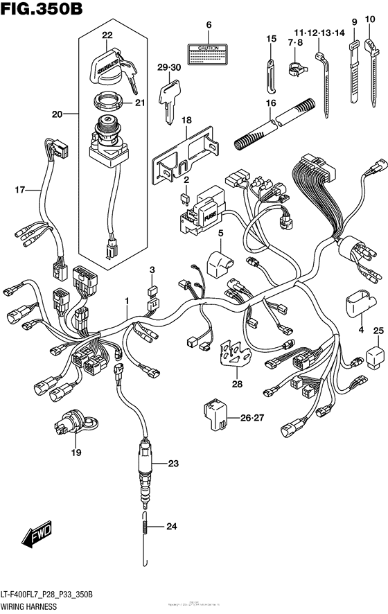 Wiring Harness (Lt-F400Fl7 P33)