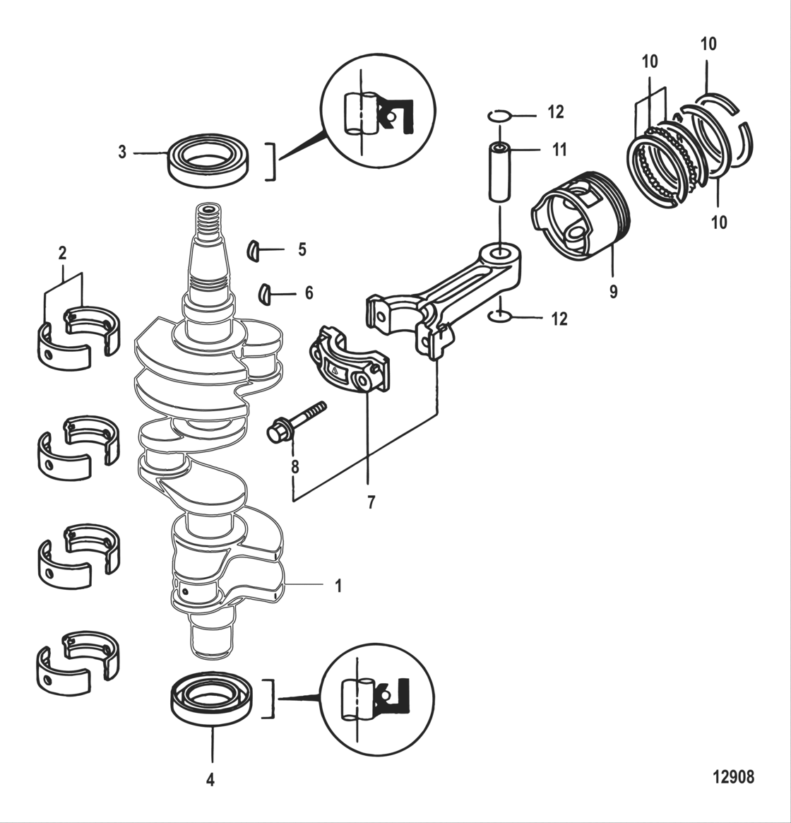 Crankshaft, Pistons And Connecting Rods