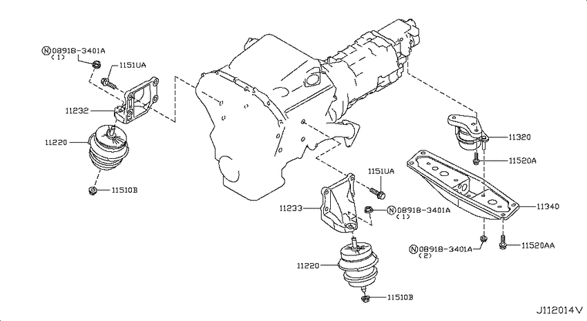 Engine & transmission   mounting