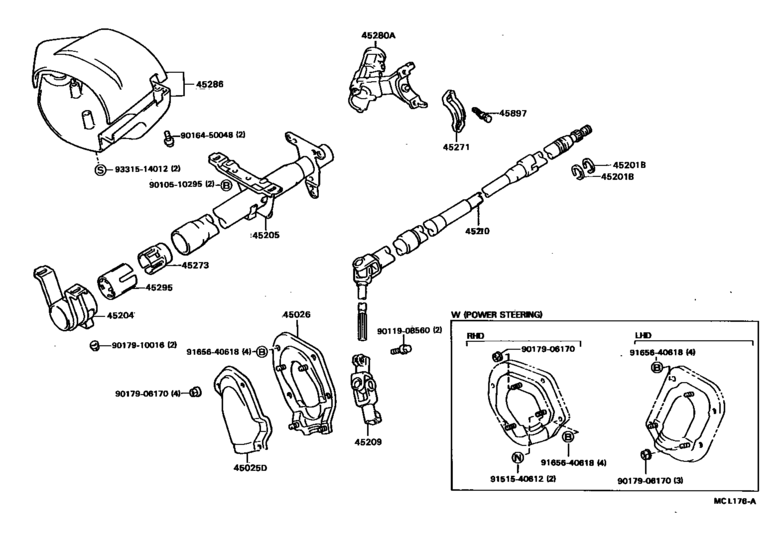 Steering Column & Shaft