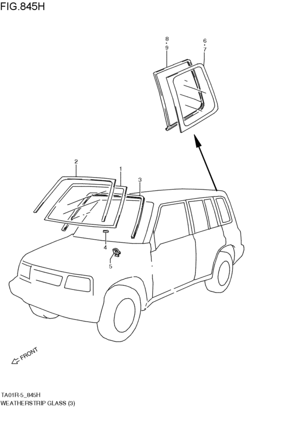 ウエザストリップ / glass