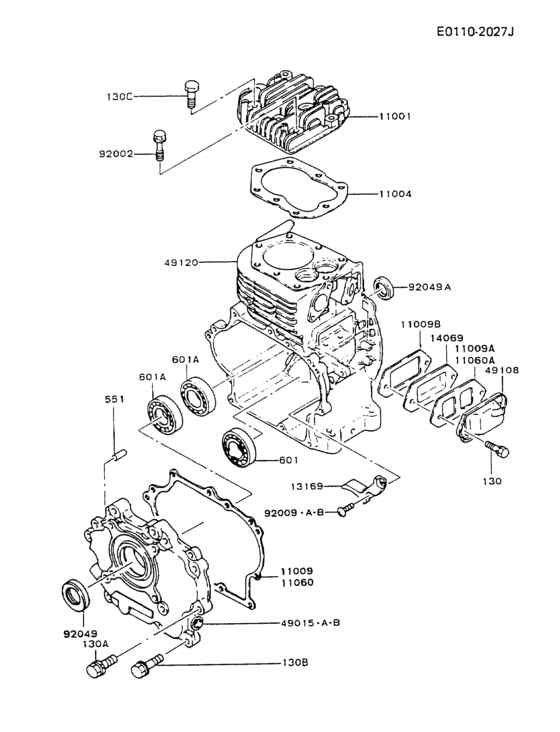 Cylinder/crankcase