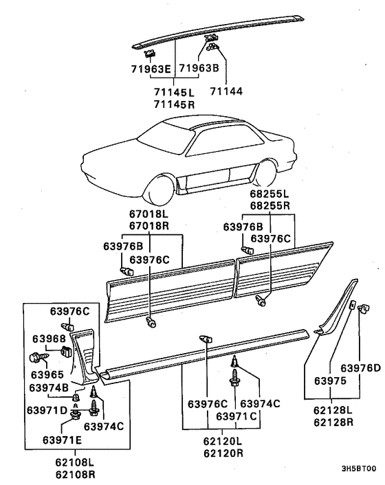 Side garnish & moulding