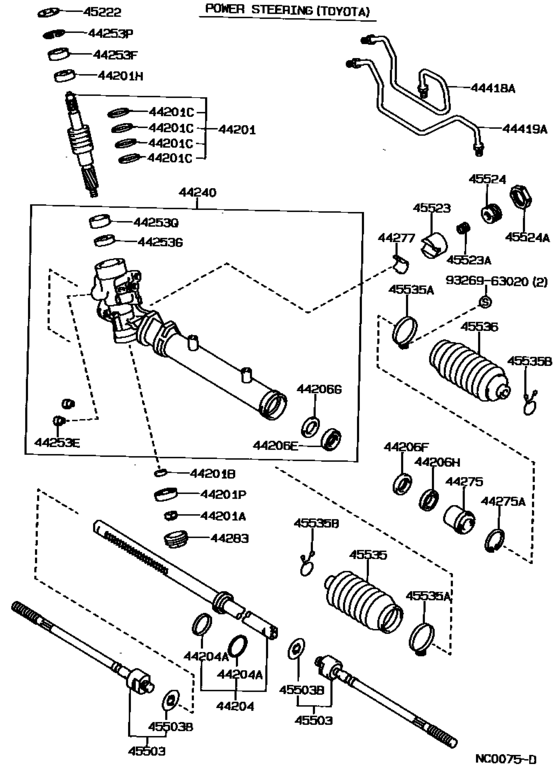 Front Steering Gear & Link