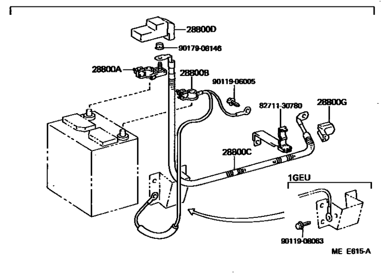 Battery & Battery Cable