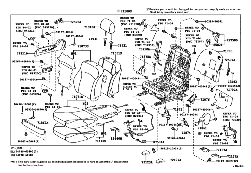 Front Seat & Seat Track