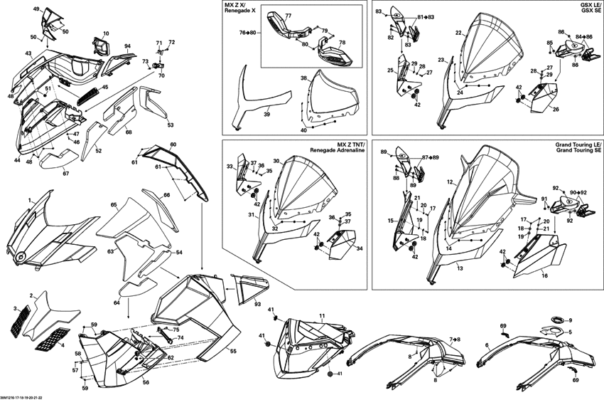 09- Hood, Windshield And Console X