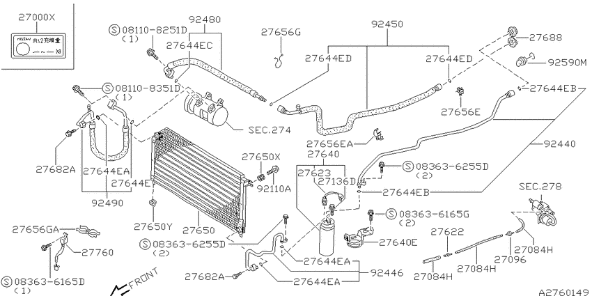 air conditioner (engine room)