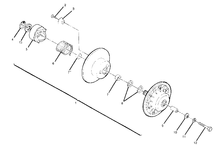Driven clutch assembly