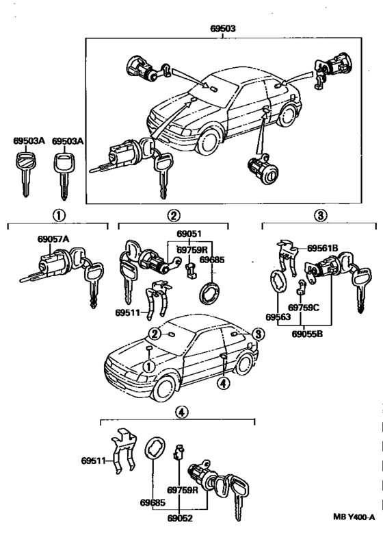 Lock Cylinder Set