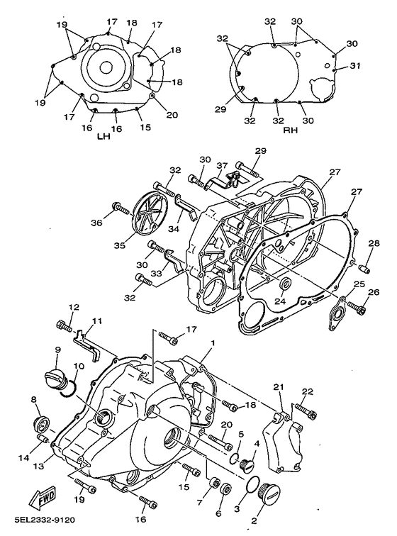 Crankcase cover 1