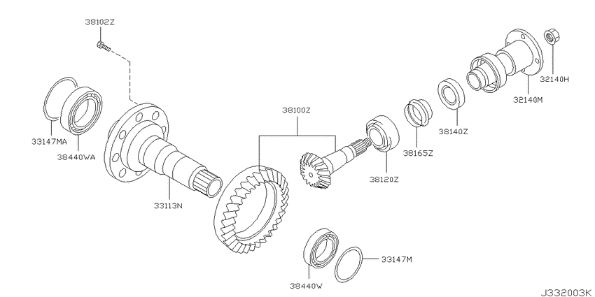Transfer gear