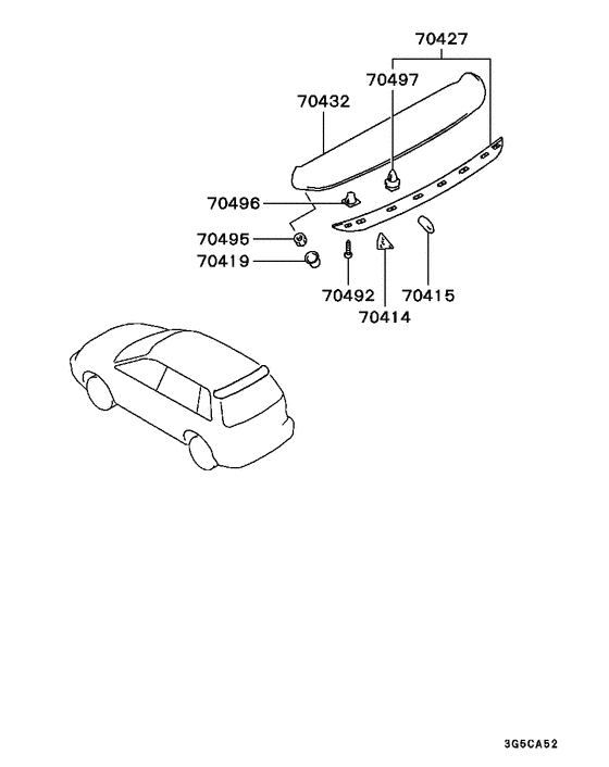Rear garnish & moulding