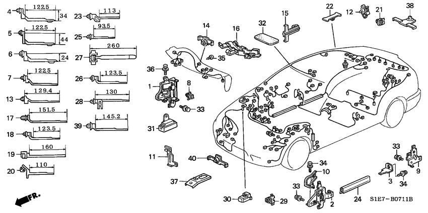 Harness band/bracket