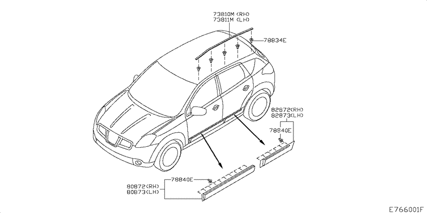 Body side moulding