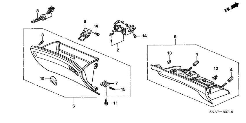 Instrument panel garnish