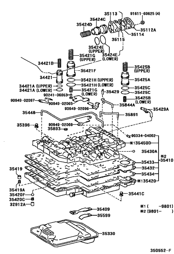 Valve Body & Oil Strainer (Atm)