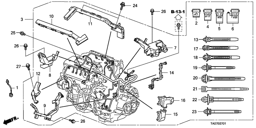 Engine wire harness