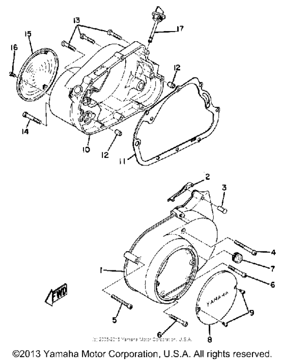 Crankcase cover