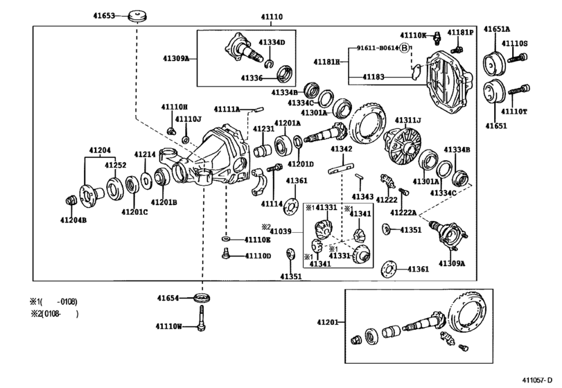 Rear Axle Housing & Differential