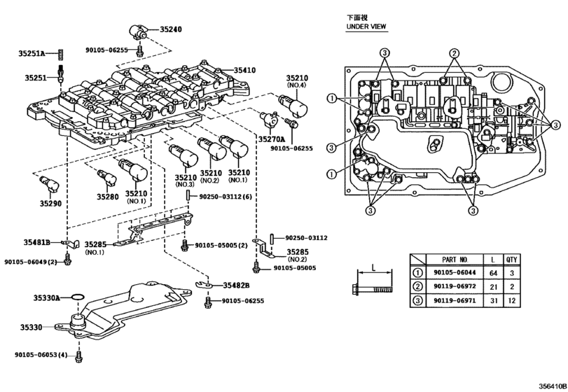 Valve Body & Oil Strainer (Atm)