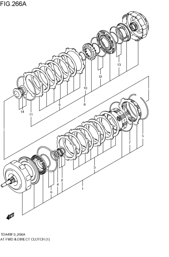at - forward / direct clutch