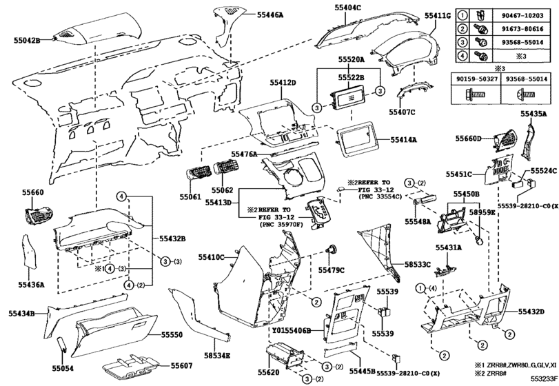 Instrument Panel & Glove Compartment