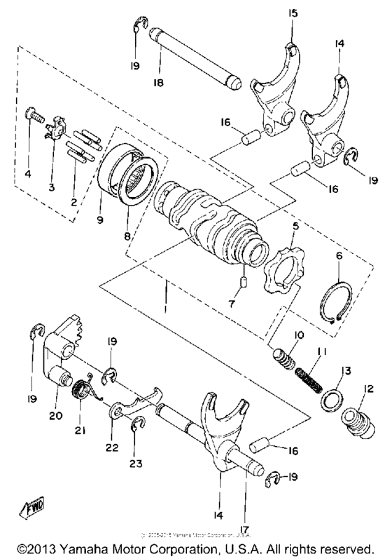 Shift Cam & Fork