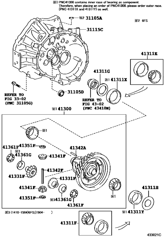 Front Axle Housing & Differential