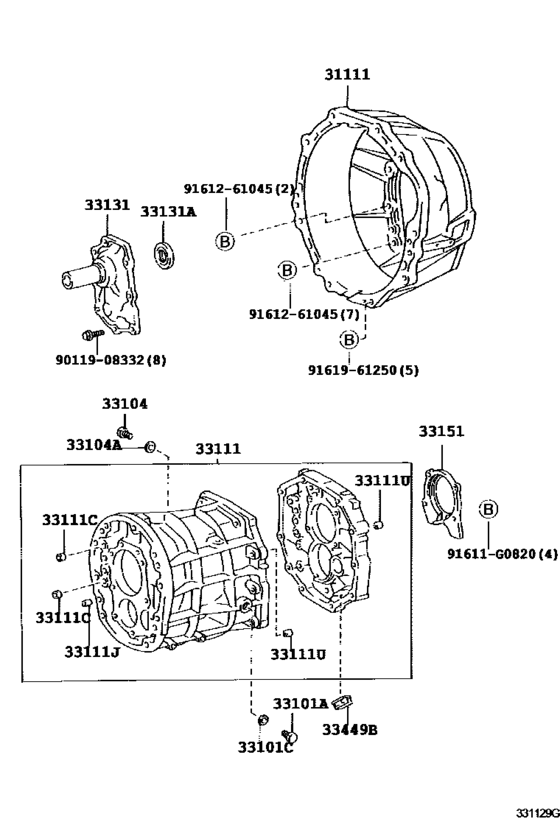 Clutch Housing & Transmission Case (Mtm)